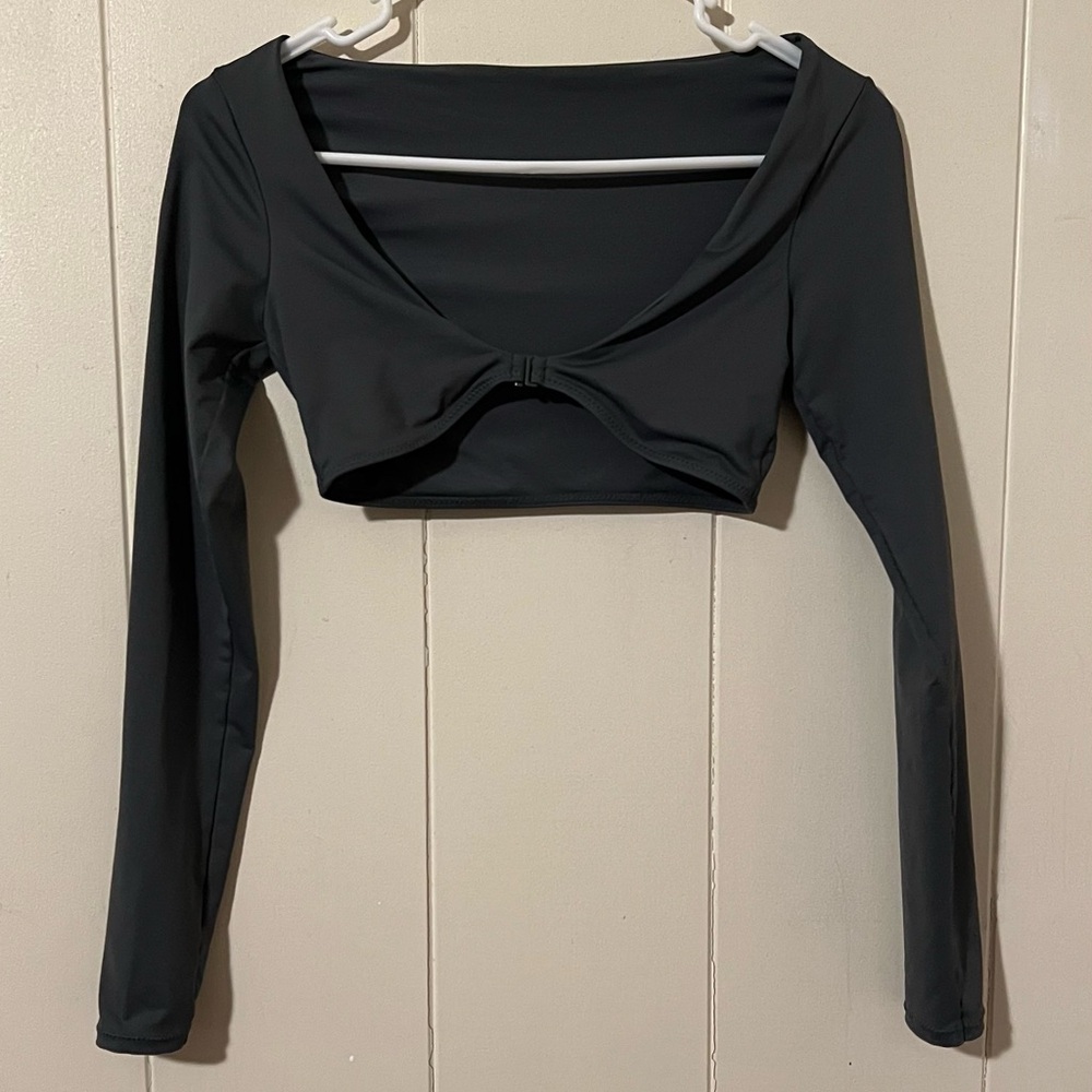 "Skims" Swim Long Sleeve Shrug Top